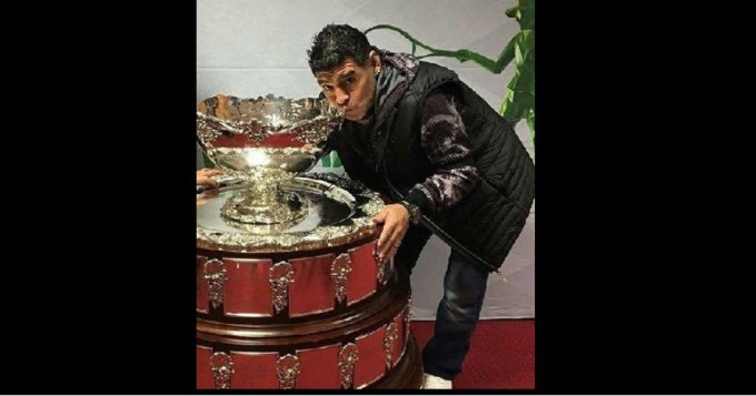 Diego le dedicó la Davis a quienes lo tildaron de mufa