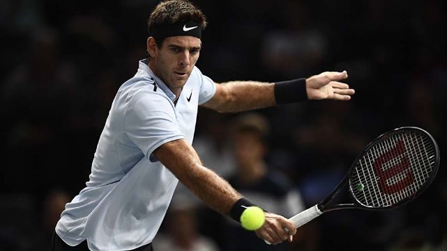 Delpo avanzó a cuartos en París y puso un pie en Londres