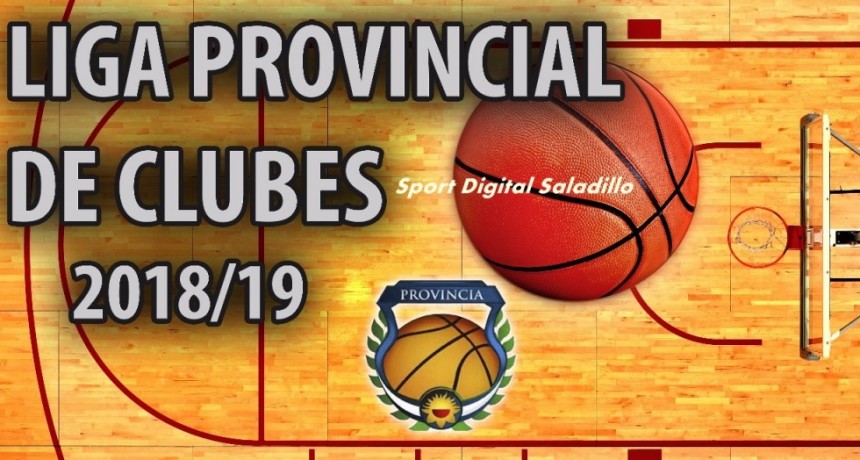Programa completo sexta fecha del Provincial de clubes de Basquet
