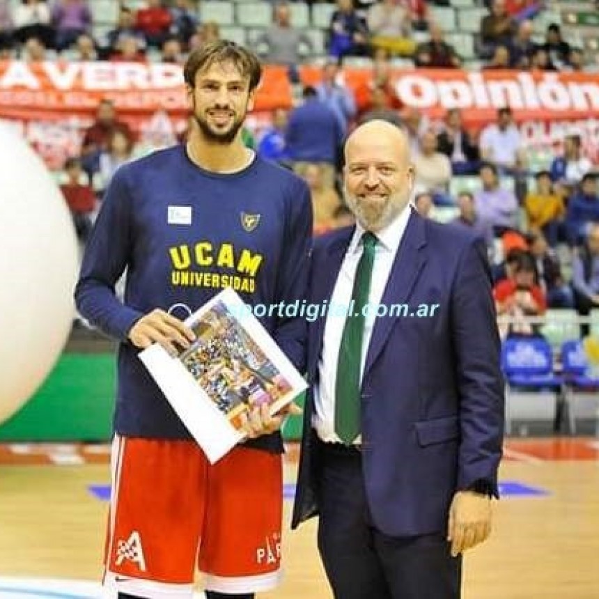 Marcos Delía elegido “mejor jugador del mes” por la hinchada murciana