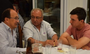 Salomón estuvo en la cena anual organizada por Juan Martín Bruno