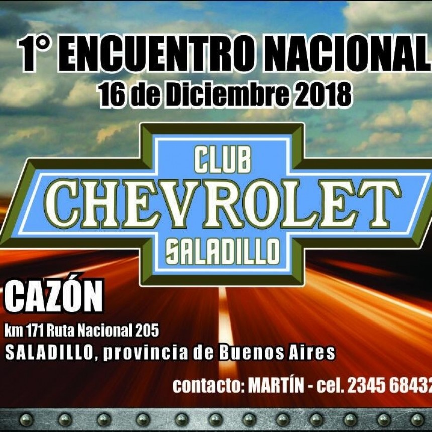 1° Encuentro Nacional de Chevrolet en Cazón