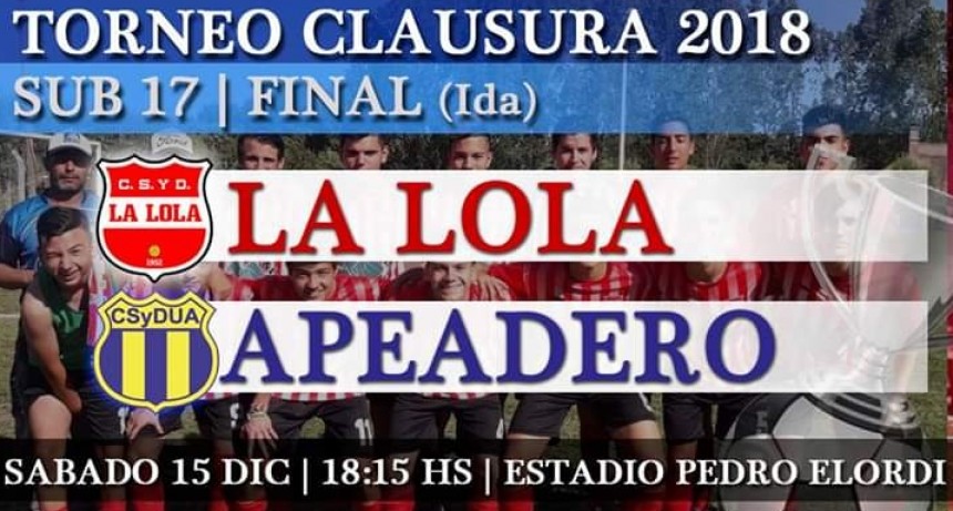 Final de la categoría sub17 en el Pedro Elordi