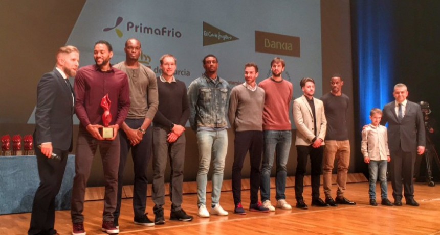 Marcos Delía y el Ucam Murcia recibieron el premio a la mejor “Gesta Deportiva” 